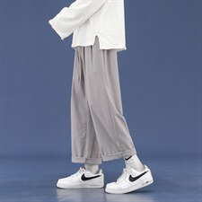 潮流百搭2021运动裤男宽松潮流休闲九分长裤 K680-特批35图片