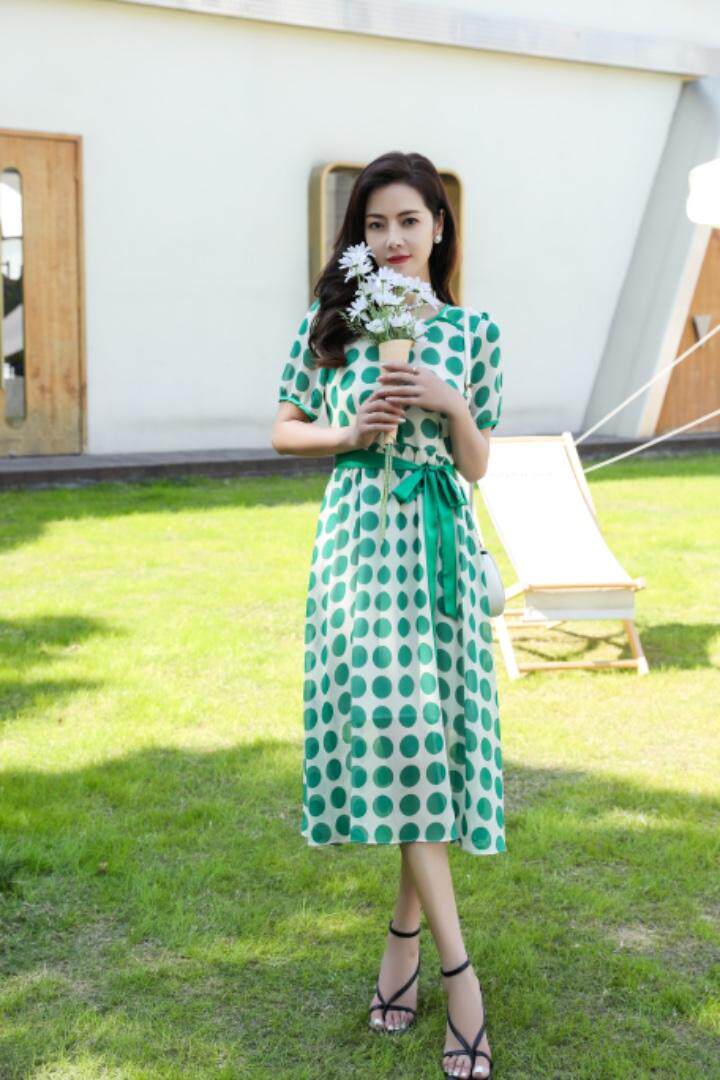 现货供应：仿面料连衣裙，女装连衣裙，拉思维加丝