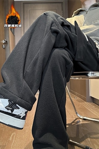 2023 冬季新款 内景大码双面摇粒绒工装卫裤M-5X HK23855-特P40图片