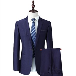D2898限价458元男士2021秋西服礼服西装修身商务休闲男装套装P265图片
