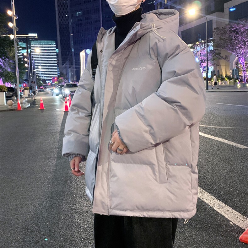 冬季加厚棉衣男潮流休闲棉袄字母印花棉服新款男A266-WT09-P65,男装棉衣,电商A266