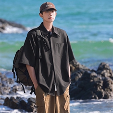 特P35无差价新款夏季时尚百搭衬衫-HC2230日系相机风，男装衬衫，电商A003