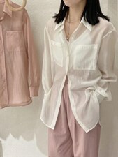 夏季新款衬衫，女装衬衫，伊媚儿