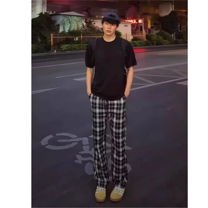 现货 美式直筒磨毛格子休闲裤 CK780/特P40图片