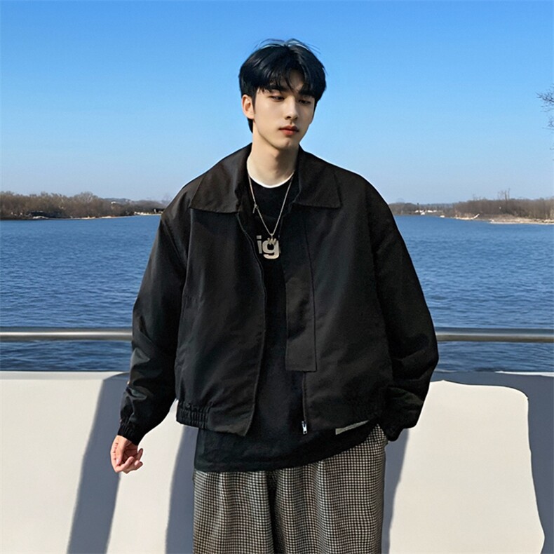 韩系垫肩短款外套棉衣货号：MY2167夹克货号：2167，男装夹克，星座112A