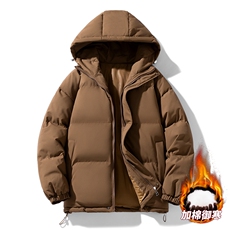 冬季宽松连帽棉衣简约百搭保暖加厚面包棉服情侣袄子MY8555-P60特，男装棉衣，星座610（原A335）