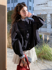 2026新款拼接花边牛仔外套，女装短外套，纯色衣恋