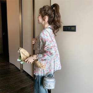 现货香气千金风25春秋彩色流苏小香风短外套2C187-8502-P125-K188图片