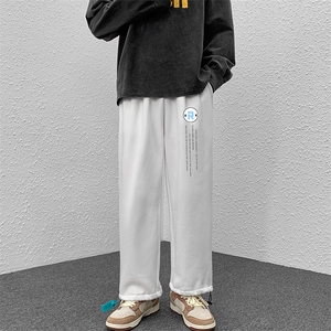K13168-P35 加绒-P45 可束脚加厚加绒运动裤男大码宽松直筒卫裤男图片