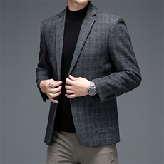 西装外套男士春秋季2023新款中年修身单西上衣商务休闲西服，男装西服，电商B212（原钱塘6029）