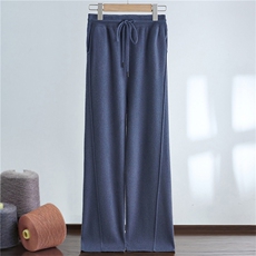 25年秋冬新款男士外穿系带加厚斜条阔腿裤羊绒裤保暖时尚简约百搭,男装休闲裤,达齐羊绒, 25年秋冬新款男士外穿系带加厚斜条阔腿裤羊绒裤保暖时尚简约百搭,男装休闲裤,达齐羊绒,