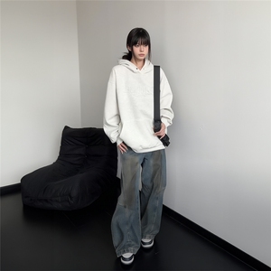 抖音904-2-CD612-P60加绒P70控98重磅卫衣连帽外套重磅男女潮