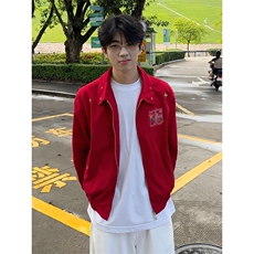 工装外套男新翻领绣花夹克时尚休闲痞帅上衣513AJK2732P62，男装夹克，星座513A