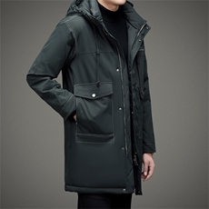 BAMJ-8938钱塘2020-2中年男士冬季厚款商务休闲百搭羽绒服P245，男装羽绒服，钱塘207-2