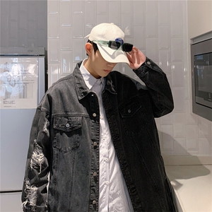 JK629-p70-限价98 现货港风大码牛仔ins外套cityboy图片