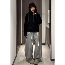XAKA美式高街cleanfit拉链上衣廓形空气棉连帽开衫卫衣男百搭外套，女装短外套，星座506A