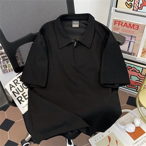 POLO衫男士韩版潮流宽松百搭文艺帅气2025夏季insT恤WB479-P46图片