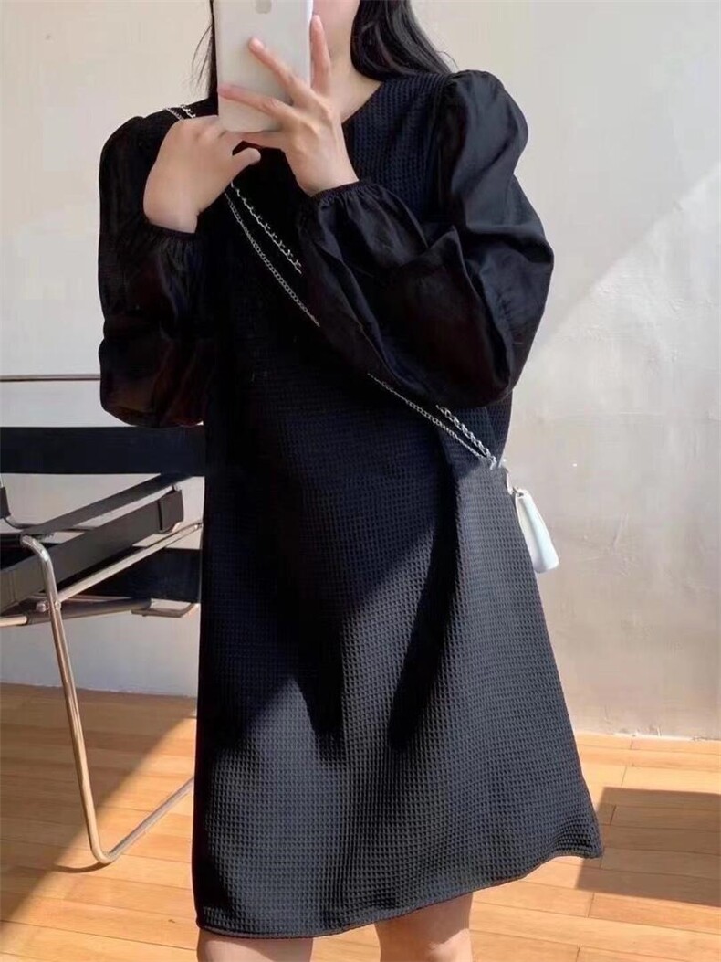 秋季新款连衣裙，女装连衣裙，暗香