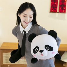 云酷毛绒玩具 熊猫长条抱枕（有版权）