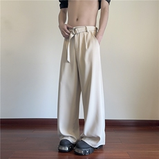 2025春季新款潮流INS百搭腰带宽松休闲西裤B315-K924-特P40控78，男装西裤，电商B315