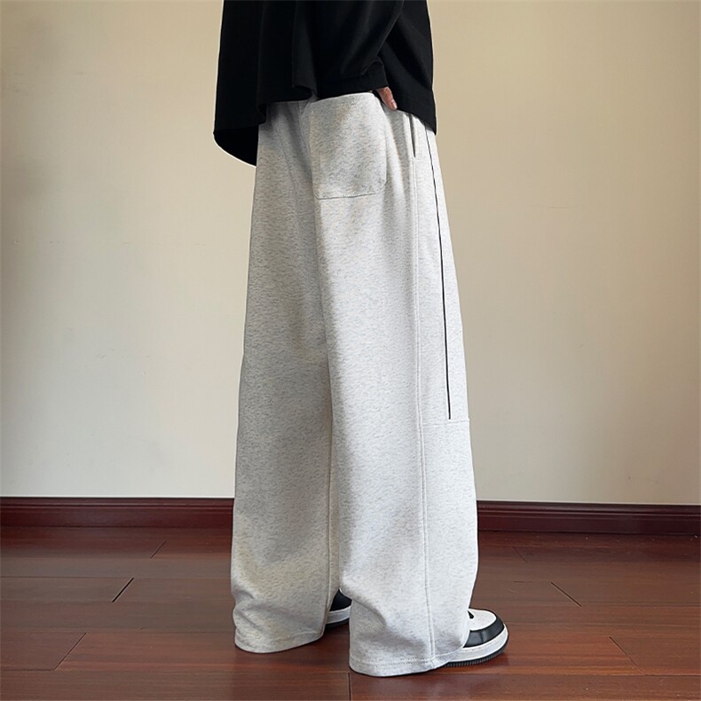 宽松大码阔腿休闲运动卫裤K1124P47,男装休闲裤,电商D325