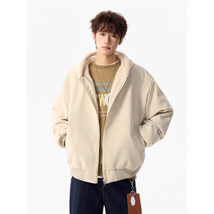 【现货】XZ1218 MM84 特价P92 美式连帽座山雕皮衣外套棉服图片