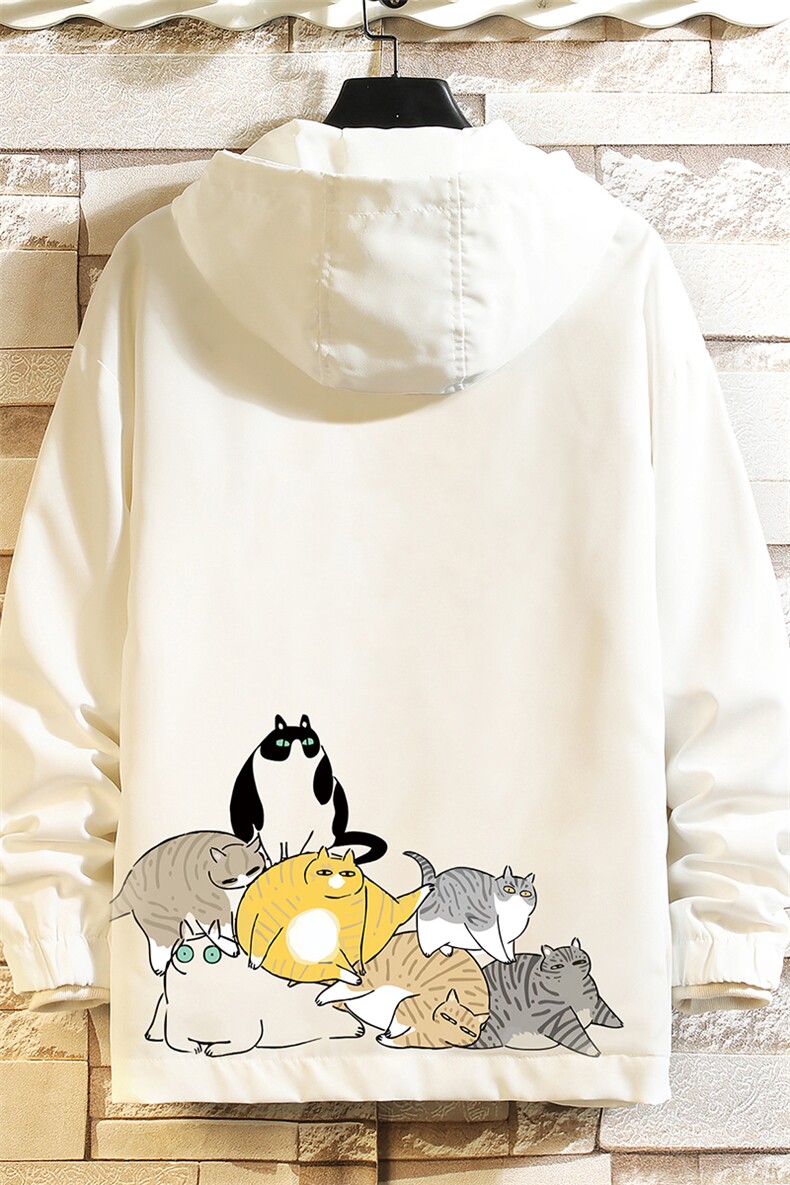 JK65155-P45连帽夹克男大码胖子棒球服上衣外套砖墙挂拍,男装夹克,电商A040A