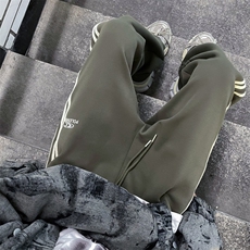2023高街潮牌抽绳卫裤宽松休闲裤三条杠束脚裤男款K7466-P36，男装休闲裤，星座512-3
