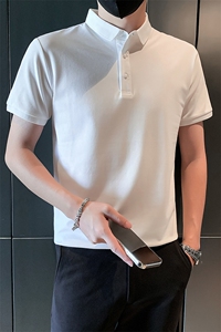 TX02-特P38 男T恤夏季短袖半袖新款上衣夏装半截袖POLO衫-1杏控58图片