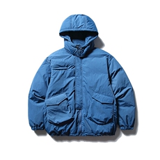 南夏乔装2025冬款纯色立体大口袋连帽羽绒服日系复古宽松面包服男，男装羽绒服，电商S006（B521）