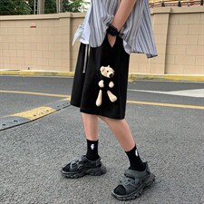 春夏装男女ins潮中性风宽松大码休闲工装短裤五分裤K454/P30控39，男装牛仔裤，星座608A