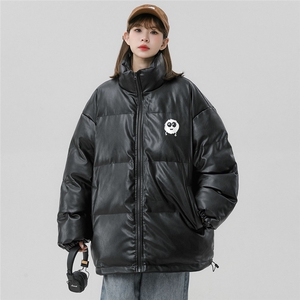 中性风 新款冬季时尚百搭宽松PU皮棉服外套MY6457P115控158图片