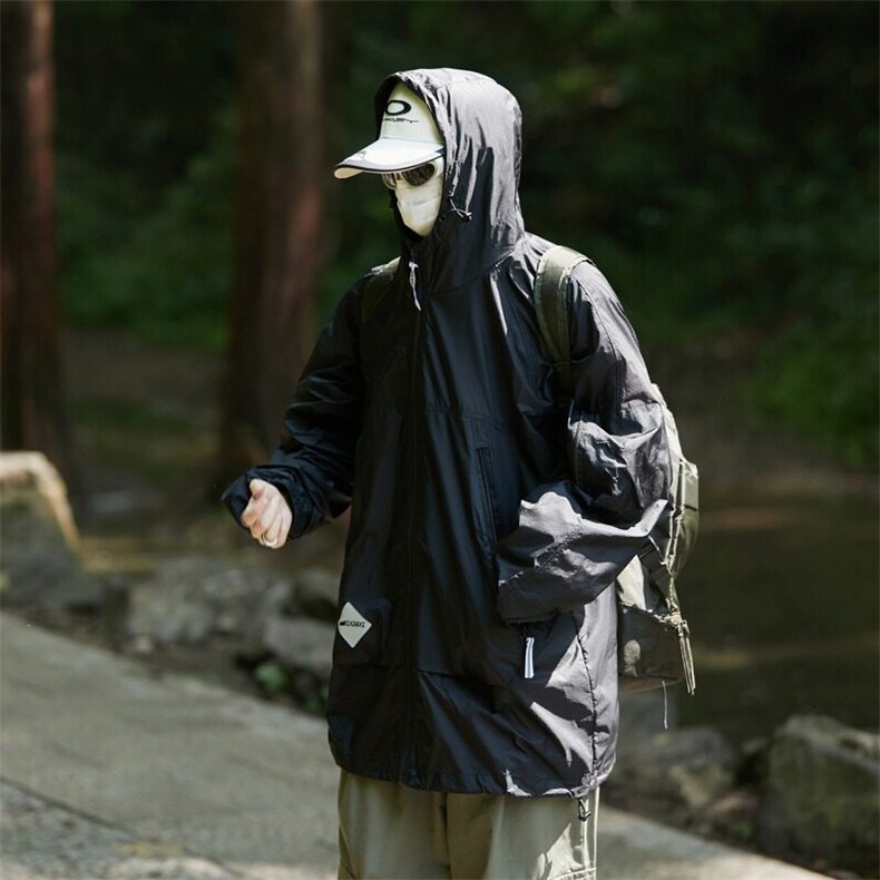 W422-P50户外防晒衣男女纯色夏季透气防紫外线情侣防晒服外套,男装夹克,星座911-1