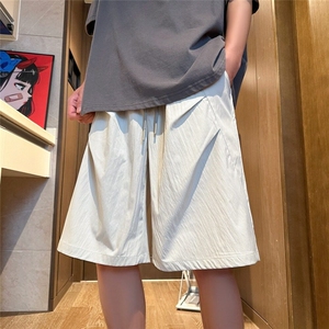 美式机能速干短裤男2025夏季新款oversize潮牌百搭宽松休闲五分裤图片