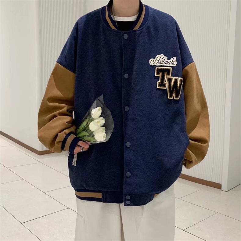 潮流夹克潮男春季棒球服JK1053P57图片