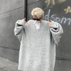 B319 P63秋冬男装毛衣纯色打底衫男装休闲宽松线衫图片