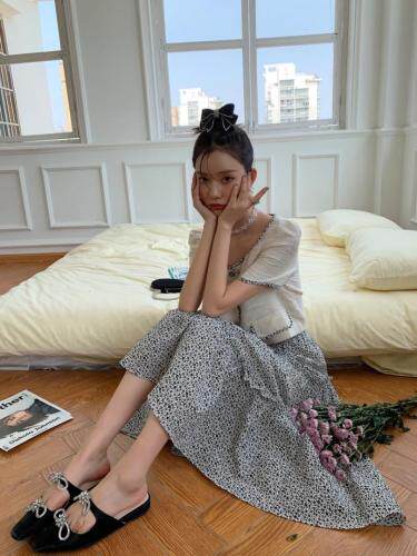 #现货#小香套装，女装职业装，blue face