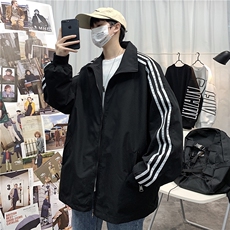 JK2005/P45春装现货男士开衫宽松立领夹克男棒球服大码外套男，男装夹克，电商A141
