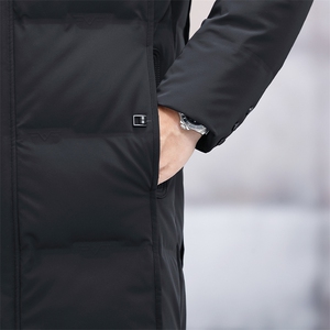2023冬季新款羽绒服男休闲连帽保暖百搭外套中年男装KCN2182-P320图片