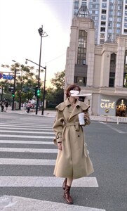 双面呢外套图片