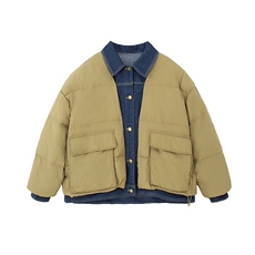 牛仔短款面包韩系2025冬新款棉服女宽松学生服棉衣外套潮C584-115，男装棉衣，星座911-2(原星座613-2）