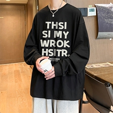 抖音得物供货量大从优可提供视频美式长袖T恤CT580特P28，男装T恤，电商A486