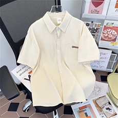 衬衫短袖男士夏季短裤套装休闲宽松纯色大码运动服夏装W5789-P56，男装牛仔裤，星座412-2