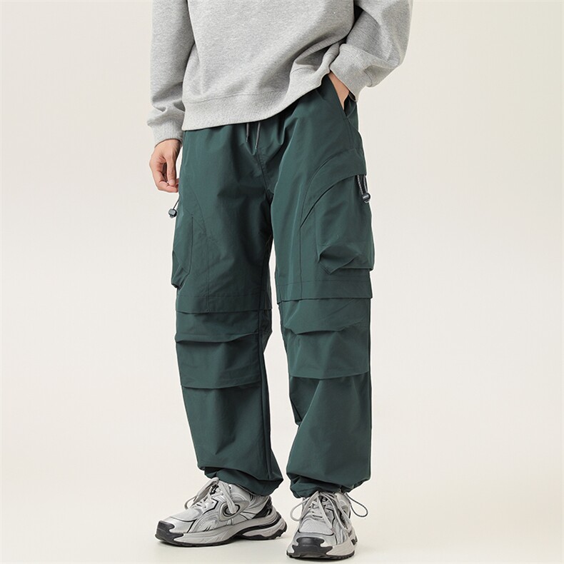 2025冬季新款男装日系宽松加绒加厚运动休闲棉裤束脚卫裤P968-F93图片