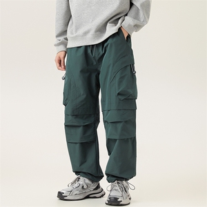 2025冬季新款男装日系宽松加绒加厚运动休闲棉裤束脚卫裤P968-F93图片