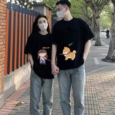 傻狗过来女款黑色单件装