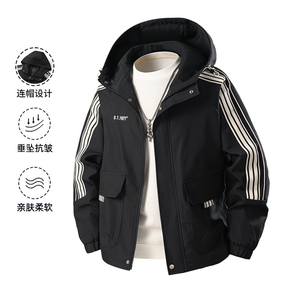 美式潮牌工装外套男春秋季户外运动冲锋衣 A436-JK2588-P70图片