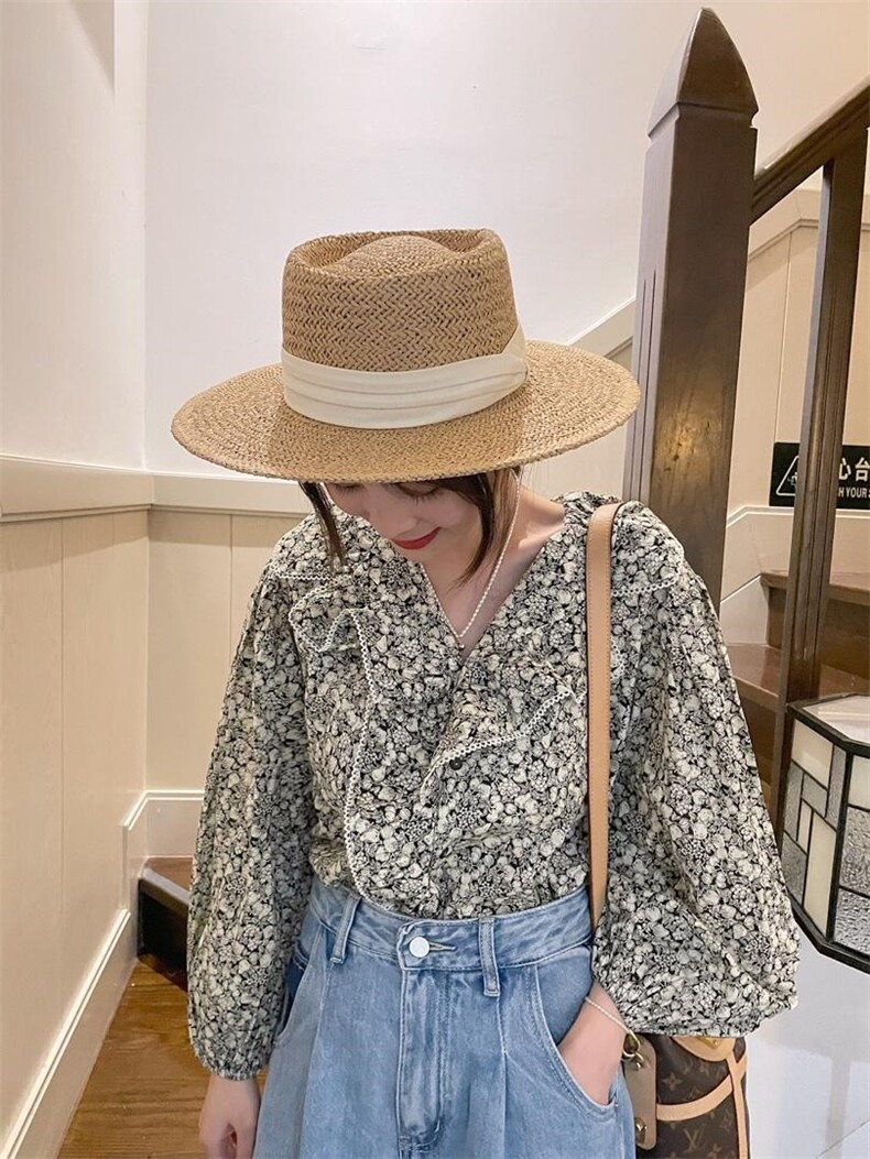 现货春季新款花边领碎花衬衣，其它，单井 Single Well