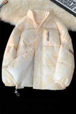 立领棉衣男女印花棉服新款冬装棉袄面包服外套3354-P70控108，男装棉衣，星座207