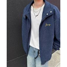 美式高街复古青少年外套男款秋季宽松运动夹克棒球服休闲W9340，男装夹克，星座506